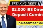 $2,000 IRS Direct Deposit